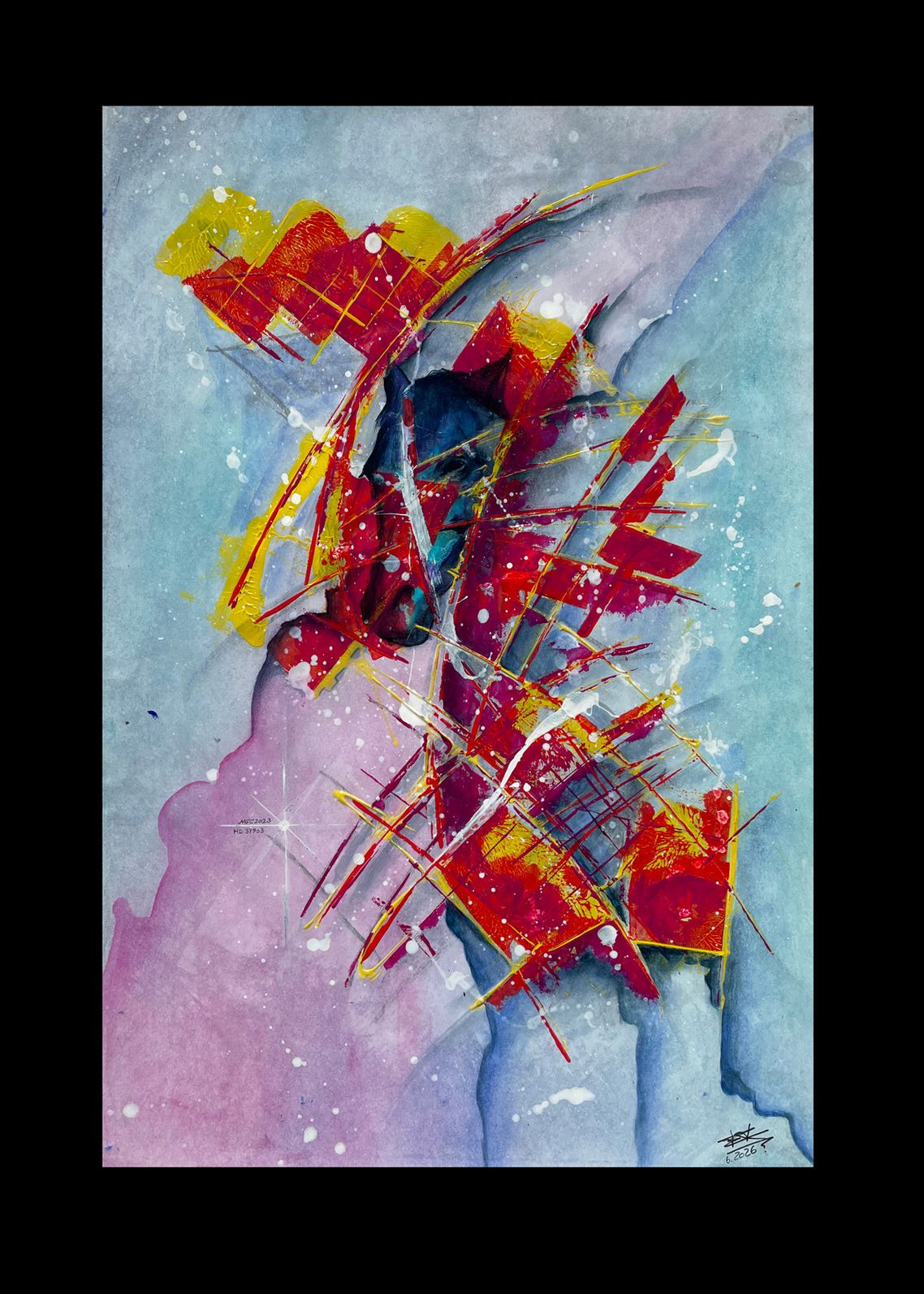 Erik Groesch "Reflection Nebula" 2026 - Framed