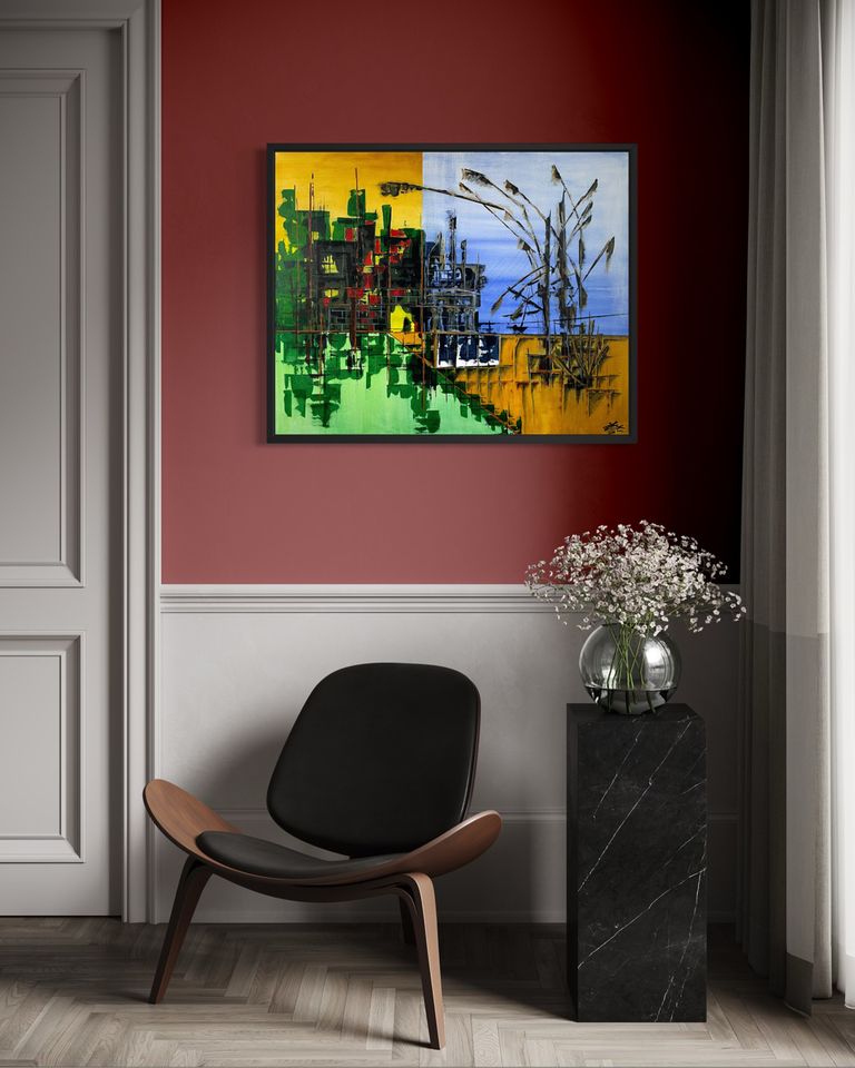 Erik Groesch "On the Shore of Memory" 2026 - Framed