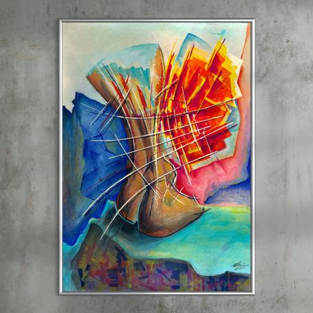Anticipated Easing - Mockup Framed