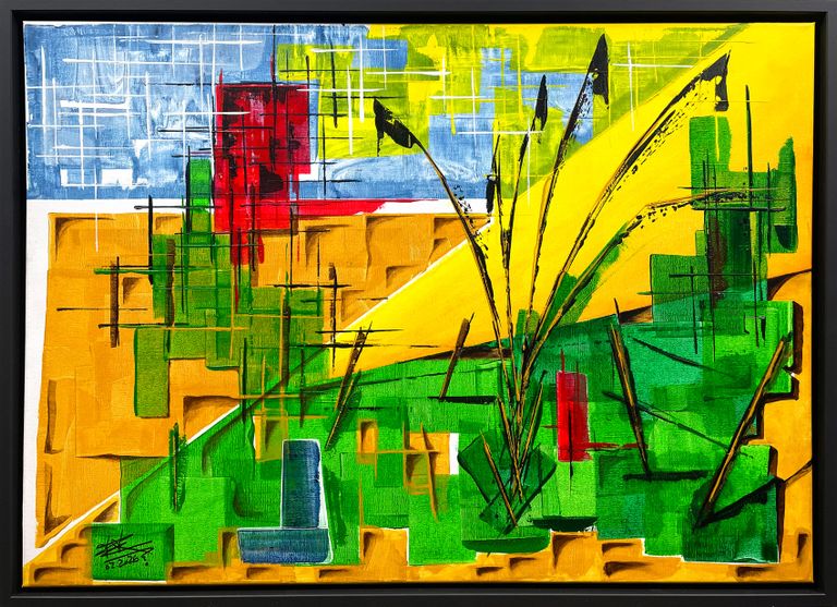 Erik Groesch "On a Walk II" 2026 - Framed