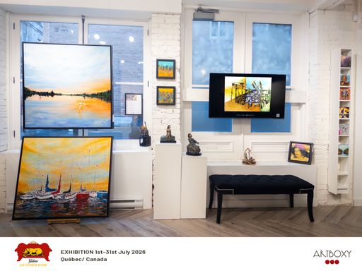 Erik Groesch - Village on the Coast - Galerie Le Chien d'Or, Quebec, Canada