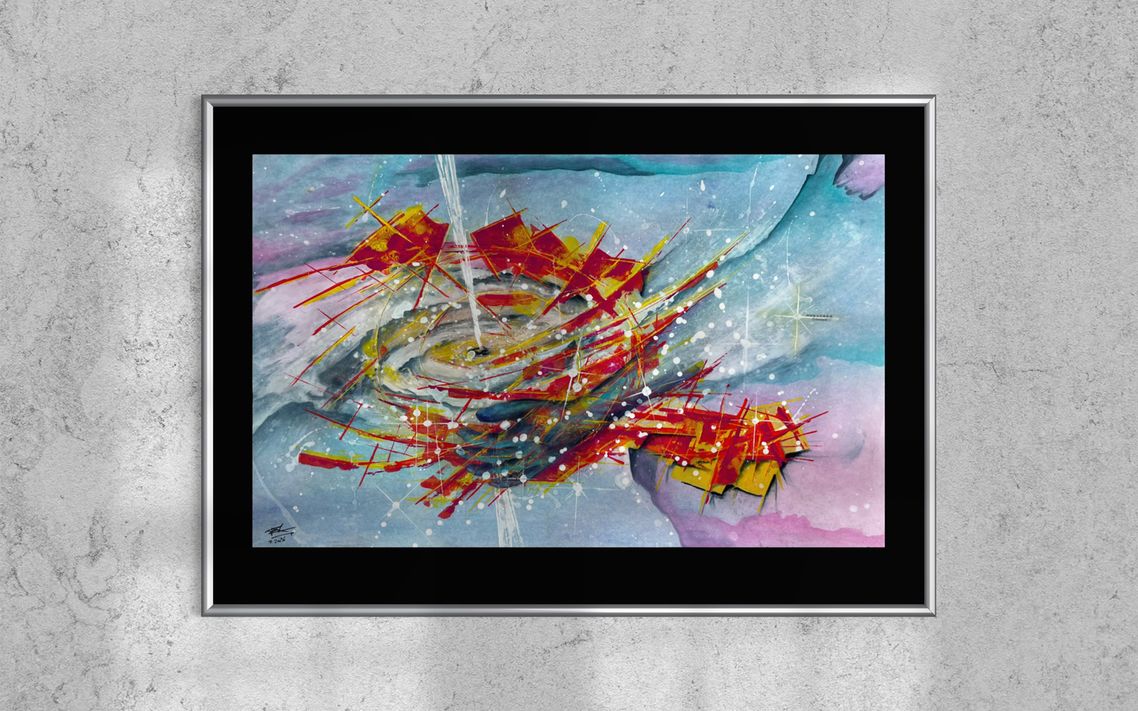 Erik Groesch "NGS-220626" 2026 - Framed