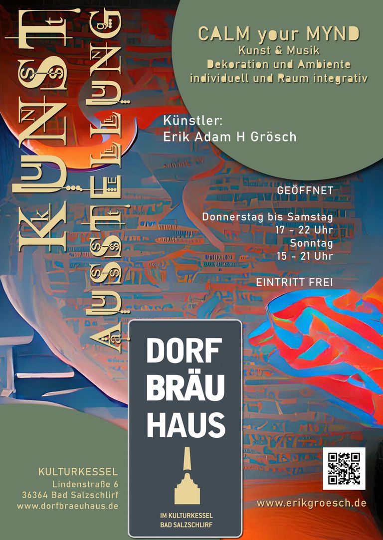 Plakatgestaltung Ausstellung Bild