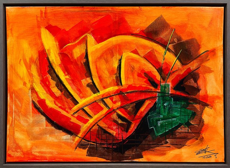 Erik Groesch "Flor Del Conquestador" 2026 - Framed