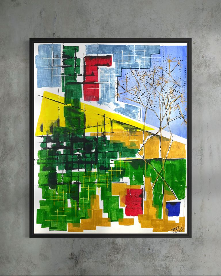 Erik Groesch "On a Walk" 2026 - Framed