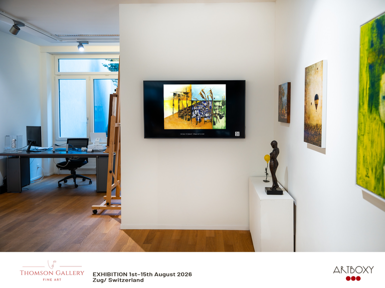 Erik Groesch - Village on the Coast - Thomson Gallery, Swiss